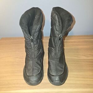 Target brand winter‎ fashion all black boots size 8